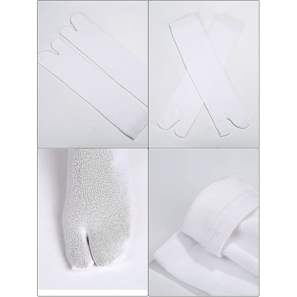 6 Par Unisex Tabi Flip Flop Strumpor Get Strumpor Bomull Delad Tå Strumpor