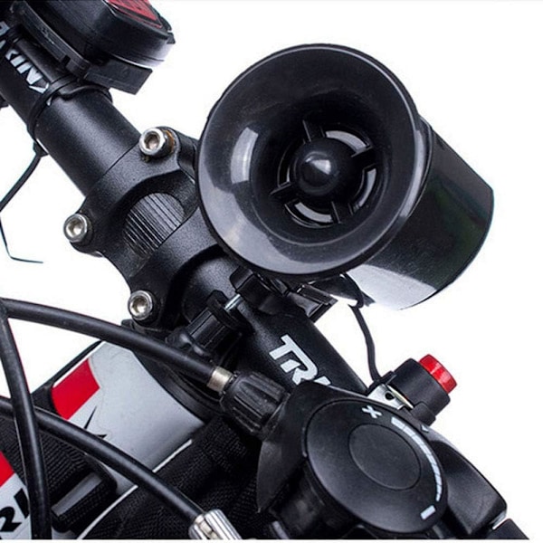 Superhög Ljud Cykelklocka Elektronisk Cykelhorn Siren Ring Lo{F2}