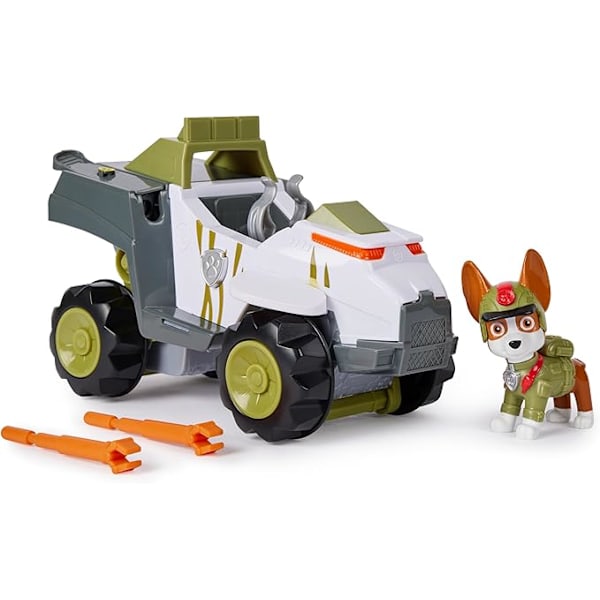 Paw Patrol - Paw Patrol - ajoneuvo + viidakkoseikkailija-hahmo Pups - Paw Patrol hahmo auto keräilyesine -{f229}