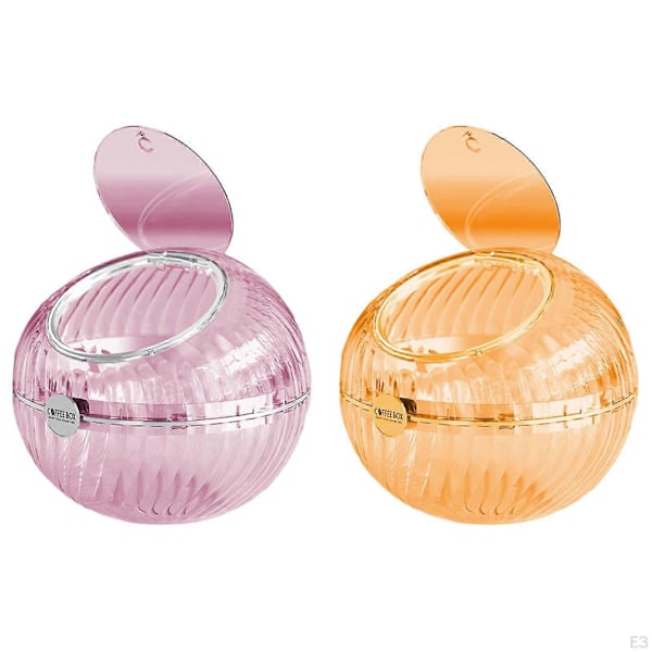 Kaffekapsel Förvaringslåda Behållare Hållbar Elegant Klar Pod Organizer Espresso{F2] violet