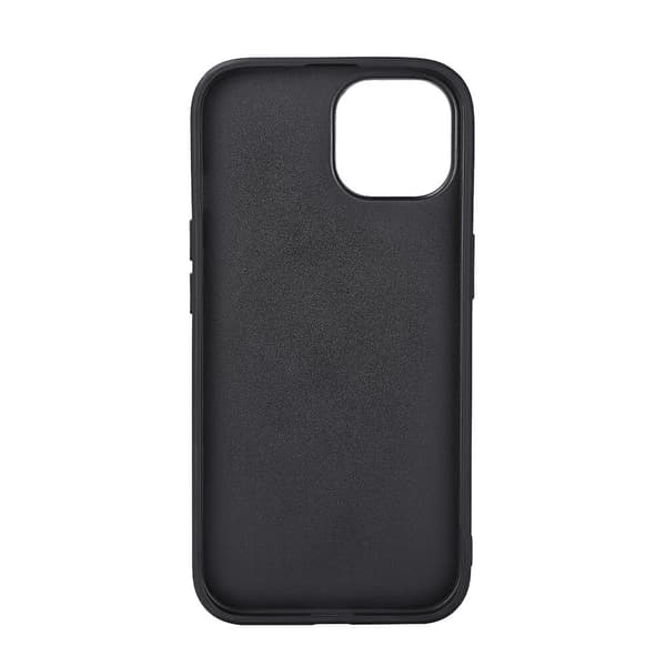 Buffalo iPhone 15 Mobilskal MagSafe Läder Svart Polyuretan (PU)