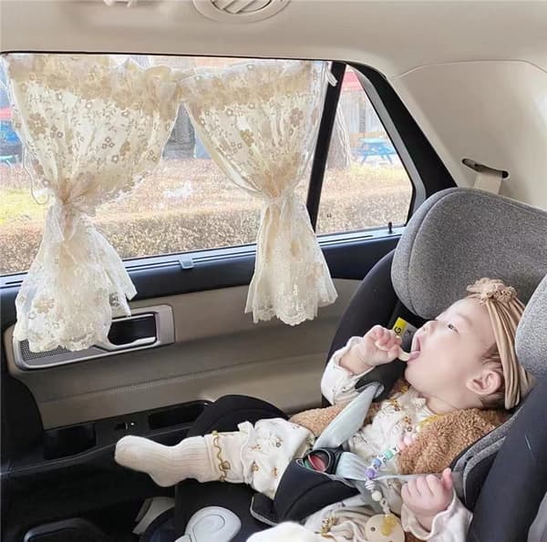 Bilsolskyddsgardin för sidofönster Baby Barn Solskydd{f2}