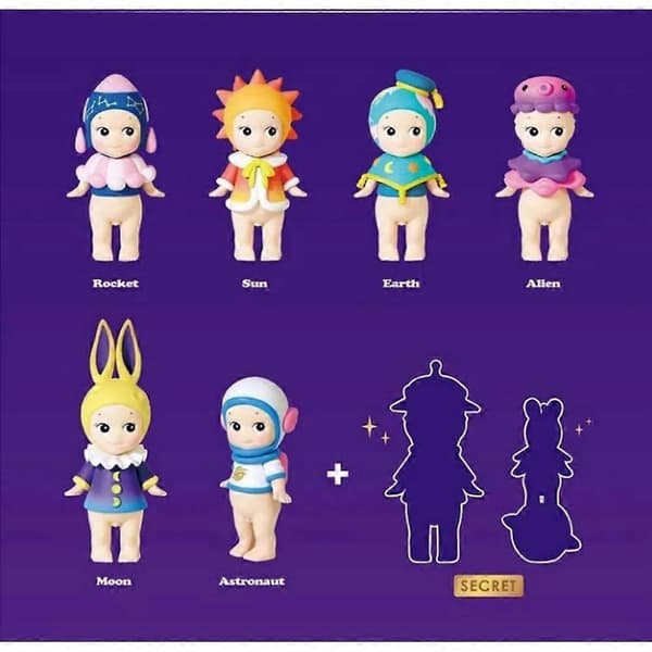 Sonny Angels Space Adventure Series - Mini Figurin/Limited Edition - 1 st Slumpmässig Förseglad Blind Box(f2)