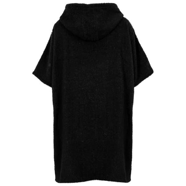 Badehåndkle med hette til barn, 100 % bomullsfrotté badekåpe for gutter og jenter 128 Black 6-9 Years