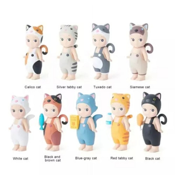 Sonny Angel HIPPERS - Original Mini Figur, Limited Edition, Förseglad Blind Box - Cat Life Series 9st{F2} #8