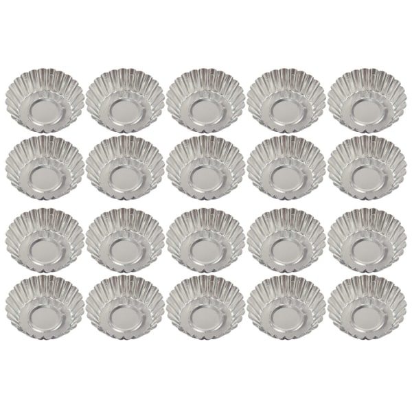 Aluminium Cupcake Kageform Bageforme Varm Jelly Form Bageplader 20 stk.(f2)