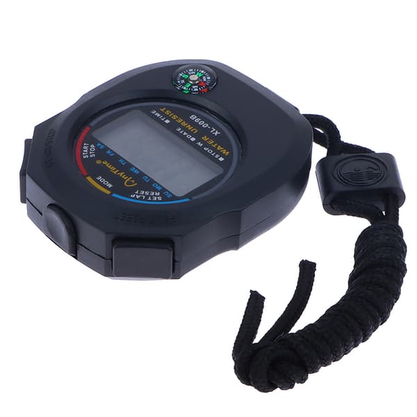 Digitalt stopur kronograf med armbånd{hw}