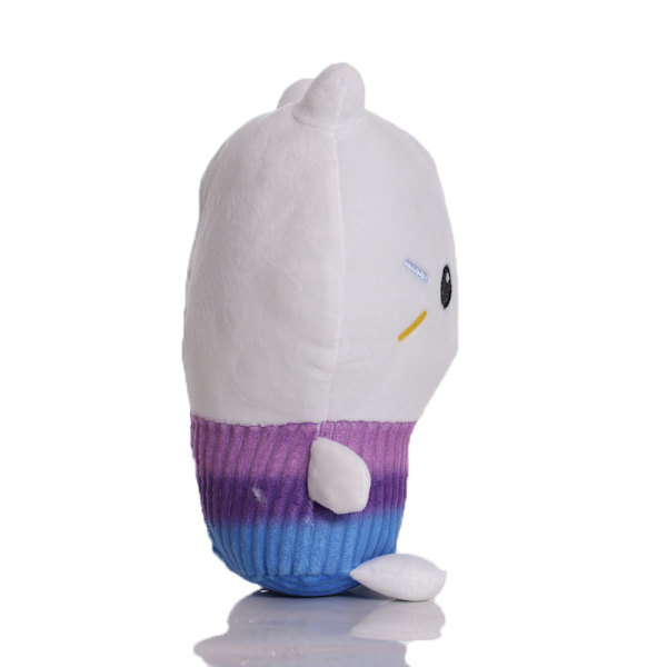 Søte kosedyr katter, katte kosedukker{F2} White cake kitten