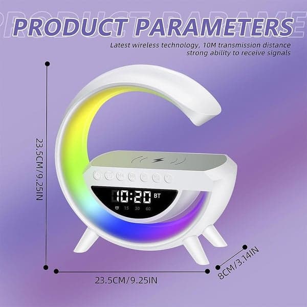 G-light - Langaton RGB-valo, laturi ja Bluetooth-kaiutin
