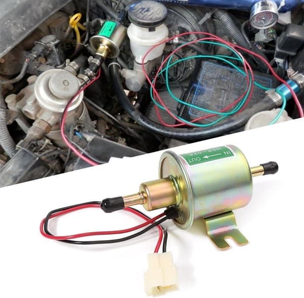Universal 12V Lavtryk 2,5-4 PSI Benzin Diesel Inline Elektrisk Brændstofpumpe HEP-02A