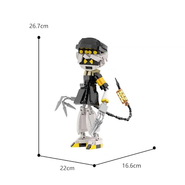 V Robot Samlefigur Model – Sci-Fi Stil Byggelegetøj *V robot 363 stk* V robot 363pcs
