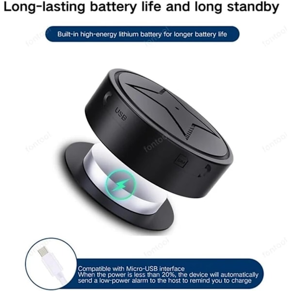 GPS Tracker til Køretøjer - Intet Abonnement Krævet, Stærk Magnetisk Anti-Tab Sporing, Real-Time GPS Locator med Gratis App-Perfet{f2}