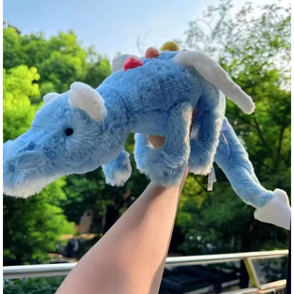Jellycat Snødrage Kosedyr, Enorm 66 cm - Mytisk Plysjleketøy - Klassisk Barnegave{f193}