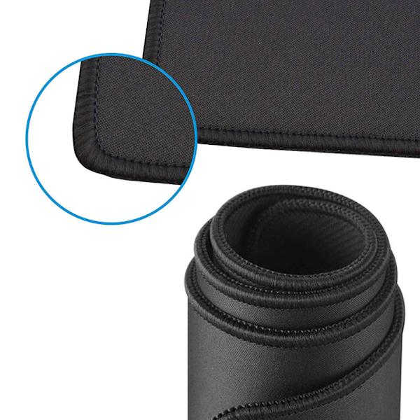 Gamingmusematte Stor - 60x30cm - Svart(f2) Svart black