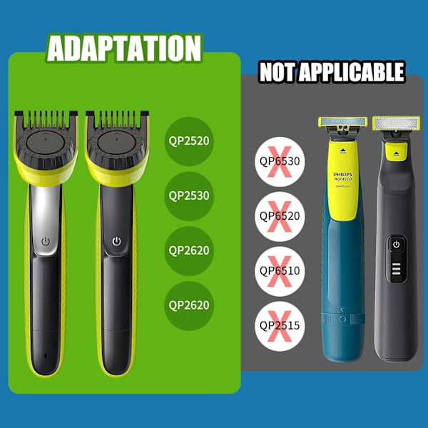 Justerbar distanskam och nästrimmer för OneBlade 0,4–10 mm{f2}