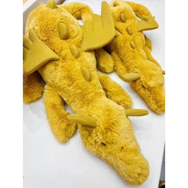 Jellycat Snödrake Gosedjur, Enorm 66 cm - Mytisk Plyschleksak - Klassisk Barngåva{f195}