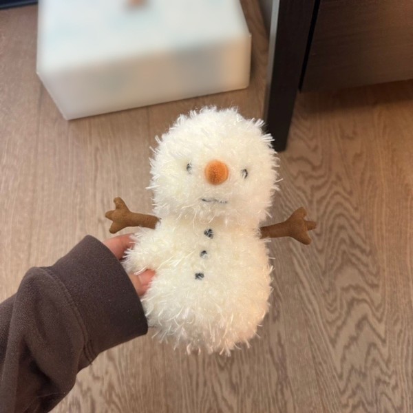 Jellycat Lille Snemand Udstoppede Dyr Plyslegetøj Snemand Blød Dukkelegetøj Sød Plys Julepynt Gaver til Teenagere Voksne Baby