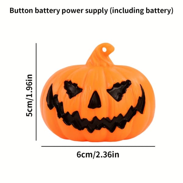 3 stk. Halloween LED Græskar Lanterner Lysende Natlys Mini Græskar til Fest Hjem Dekoration 3pcs