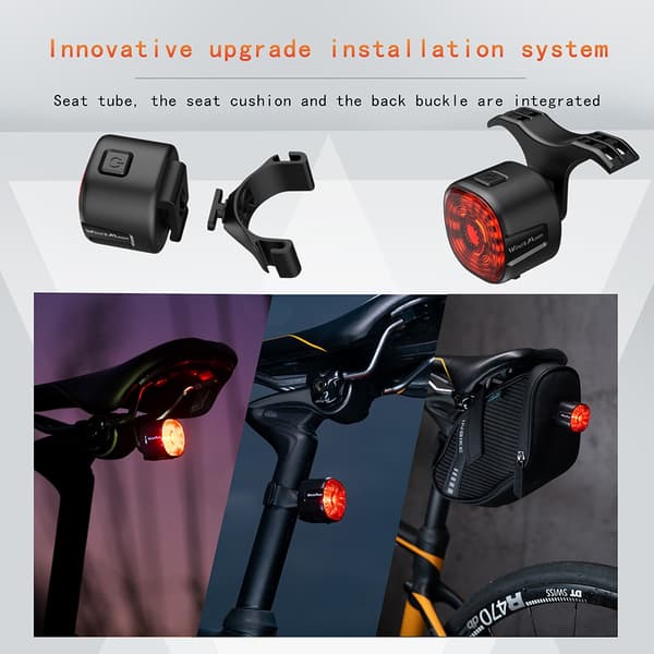 {hw} Sykkelbrems baklys Sykkel Baklys Sykkel Auto bremsesensor