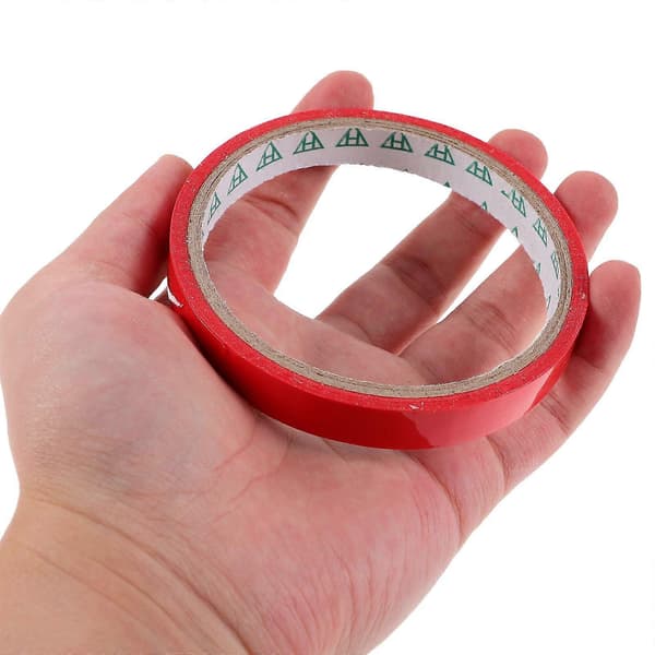 12 stk. posebindende forseglingstape Emballageforseglingstape Supermarkedforseglingstape Punainen 3000,00X1,20X0,10CM