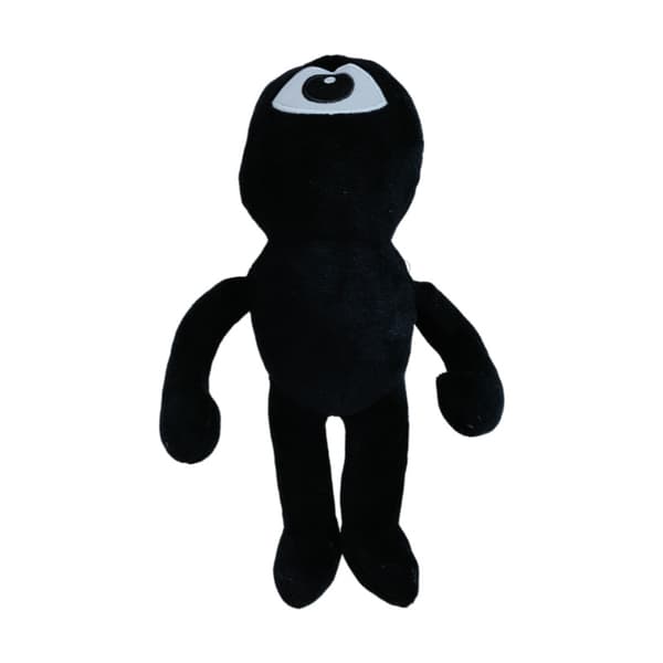 Rainbow Friends roblox pehmolelu Musta yksisilmäinen 30cm{hw}