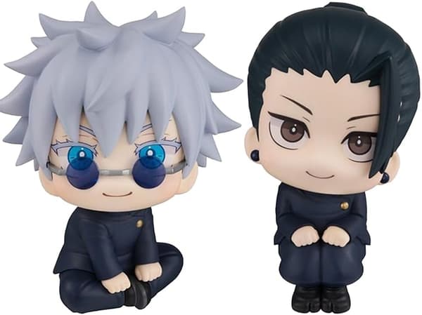 Puruuige 2 st Satoru Gojo/Suguru Geto Figur Staty 9.94cm Tecknad Figur Modell Leksak Samlarprydnad Gåva{F2} D