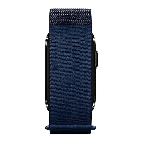 Borrelåsbånd i nylon for Garmin CIRQA Smart Band Denim Blue