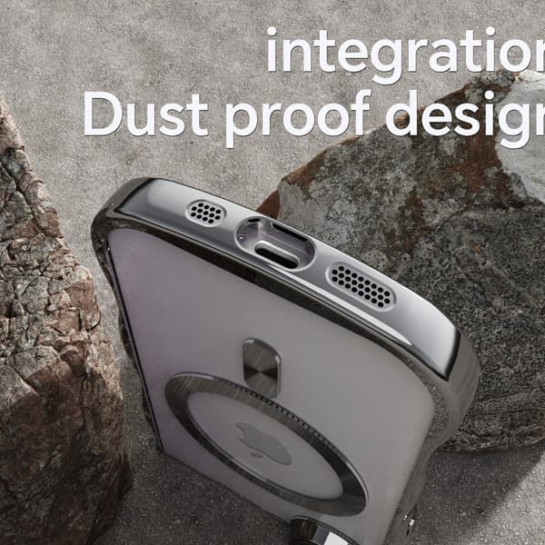 Magnetiskt skyddsfodral, stötsäkert skyddsfodral i flytande silikon med kameraskydd, silver