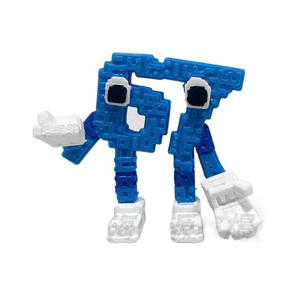 Brainrot Steal Figur – Rolig Meme Skrivbordsprydnad Nyhet Dekoration Samlarleksak*6-7 Brain Rot Blå Vit* 6-7 Brain Rot Blue White