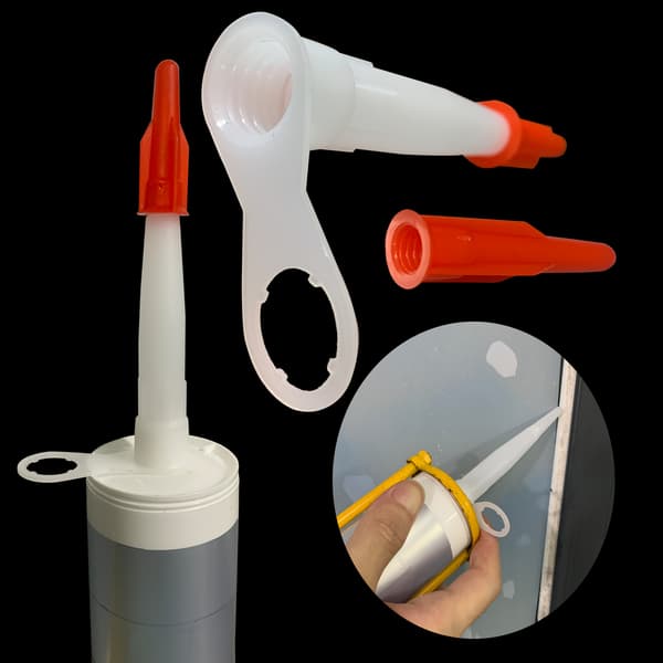 Reserve røde dyse skruelåg - 3/6/12/24 pak, reservedele 3pcs