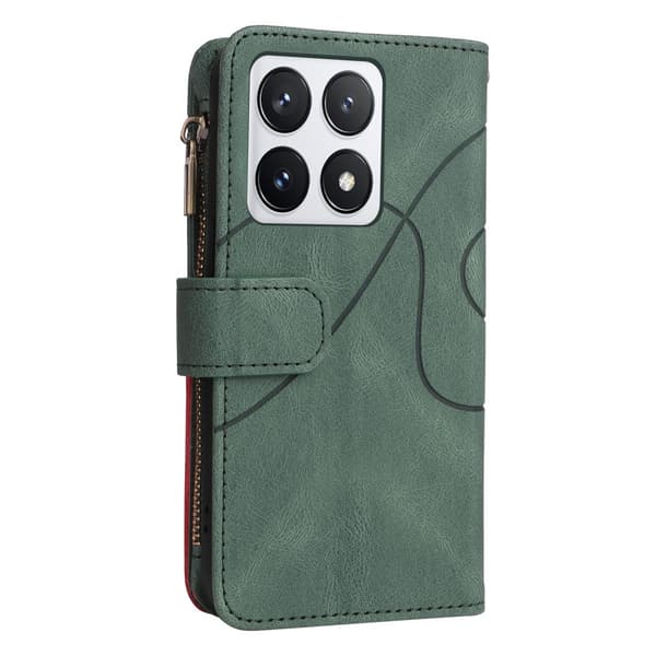 KT Wallet Case til Xiaomi 14T Pro - Grøn{F2} Grön green