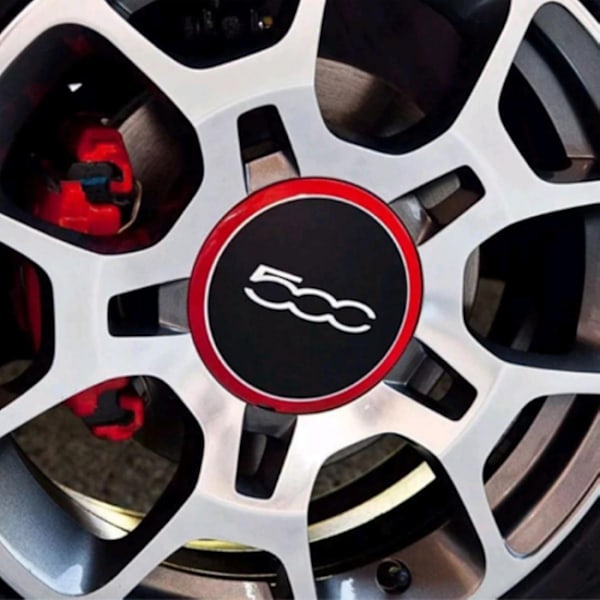 stk. 133 mm hjulkapsler til Fiat 500 hjulkapsel mærke