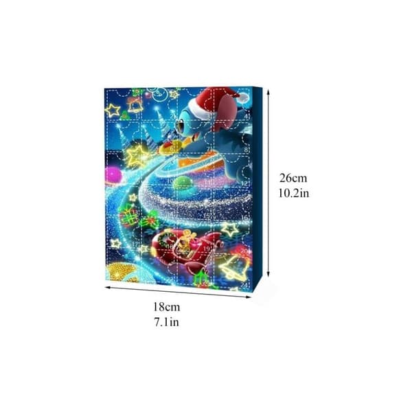 Stitch Julkalender 2025 (26x18cm): Perfekt 24-dagars Julkalender - Överraskningspresent för Tjejer, Killar och Barn