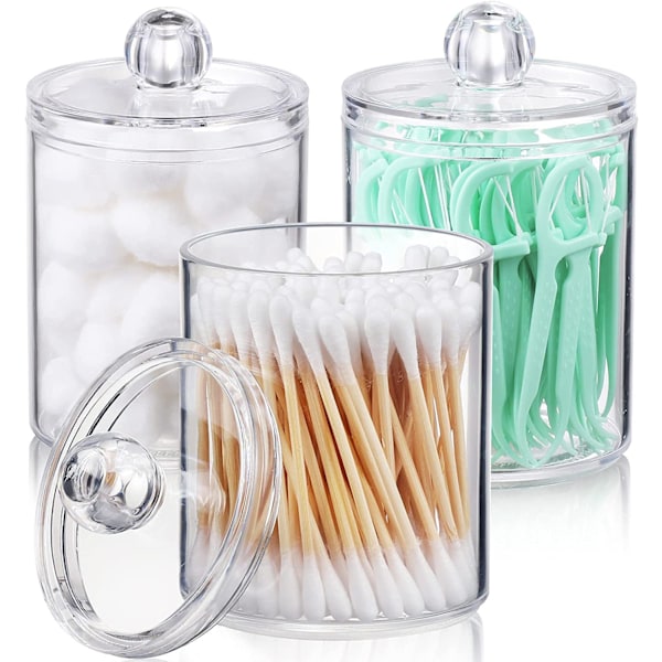 Plastikglas til opbevaring og organisering af toppe, kosmetik
