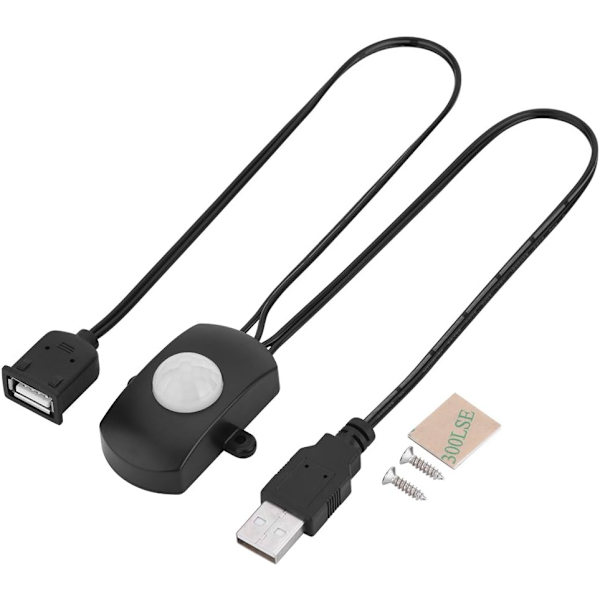Mini PIR Rörelsesensor Närvarodetektor för DIY LED-belysning PIR Infraröd Rörelsesensor med USB-gränssnitt