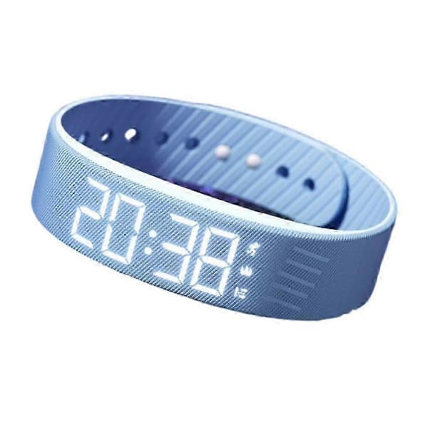 Fitsleeps Vækkeur, et Vækkeur med Lydløs Vibration Light Blue