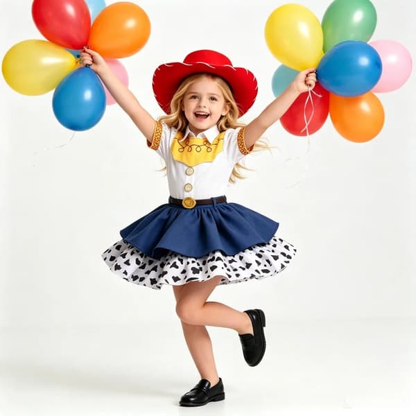Prinsessekjole til piger - Udsøgt performance-outfit til jule- og halloweenfester, dans og fotoshoots Red Hat 5-6T130