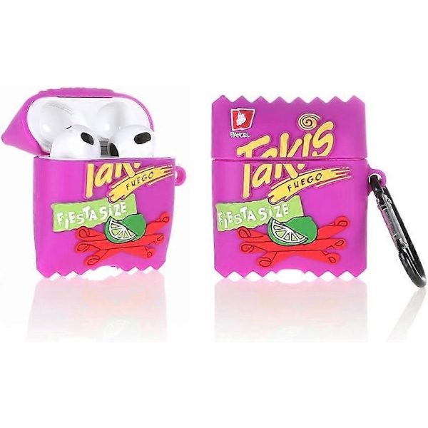 Passar Airpods 3:e generationen 2021, Silikon Tecknad Sött Fodral Skyddande Stöttåligt Skal för Airpods 3 Takis{F2] Takis standard