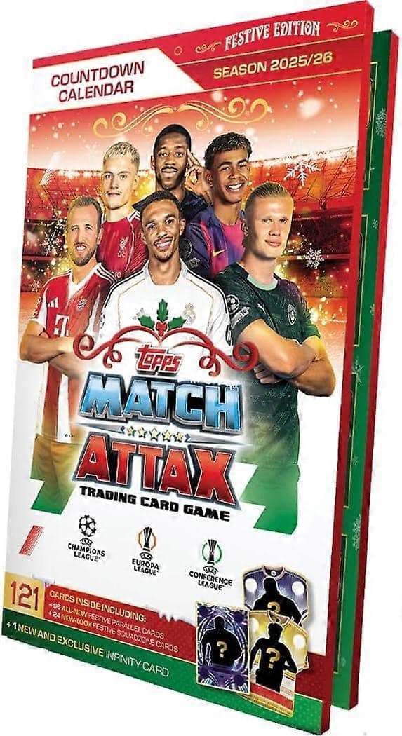UCC Match Attax 2025/26 Nedtellingskalender Kortspill{h}