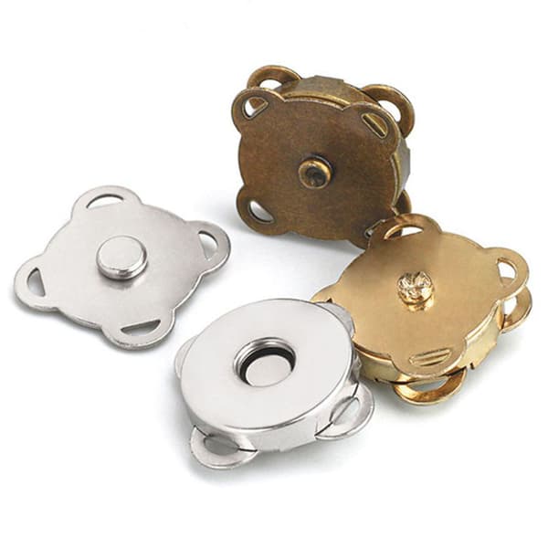 50 stk magnetiske trykknapper magnetiske knapper taske trykknapper spænder tøjtilbehør blandede farver Assorteret farve 2