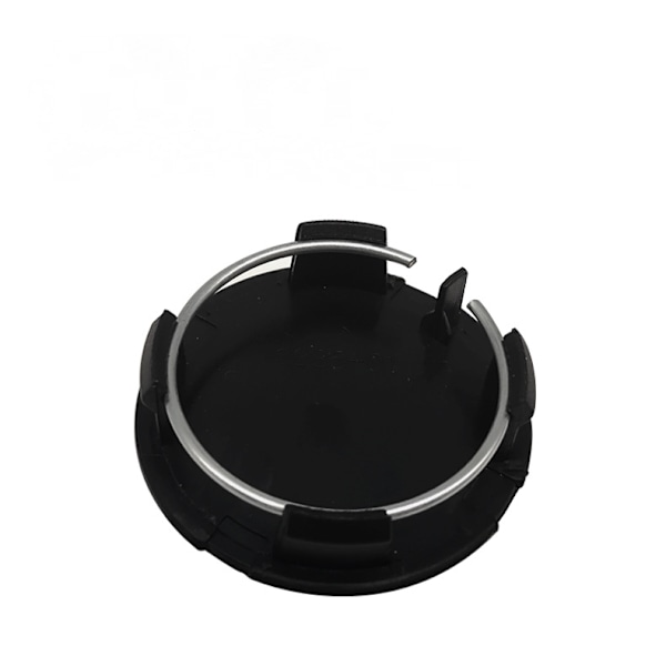 Passar Tesla Tesla Model 3 Navkapsel Logo - Svart Svart Etikett (Matt) (Fyrpack){HH}