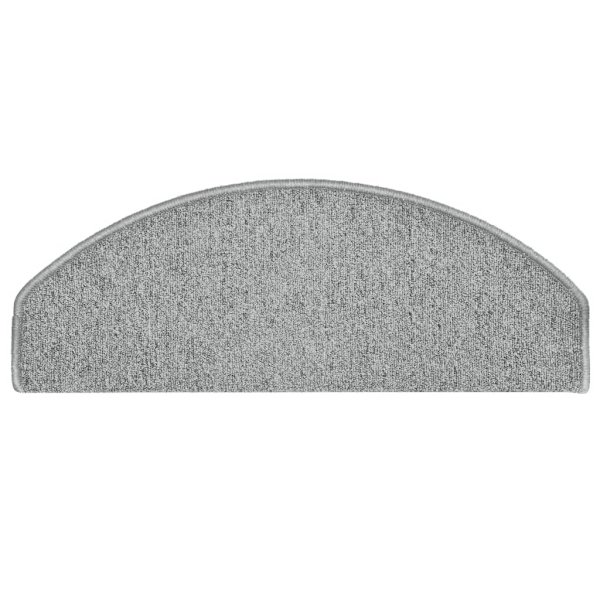 vidaXL Porrasmatot 15 kpl vaaleanharmaa 65x24x4 cm Grey gray