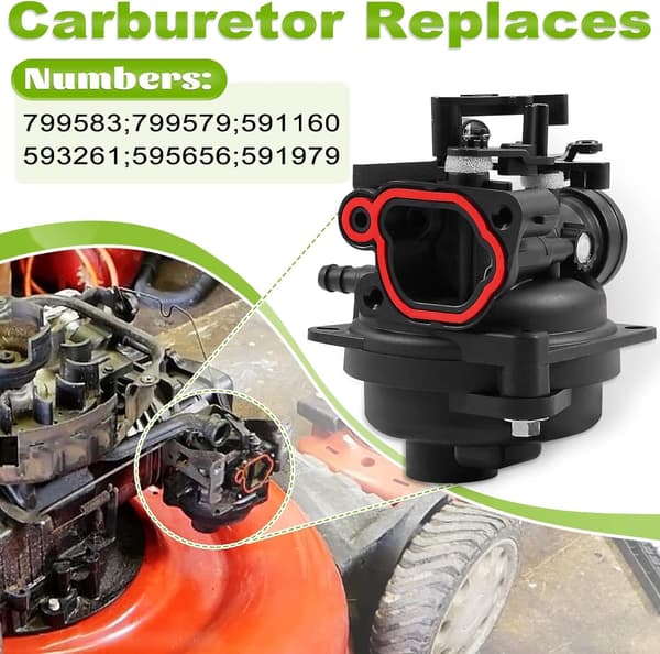 Briggs and Stratton Karburatorsæt 799584 798675 59236 593260 796584