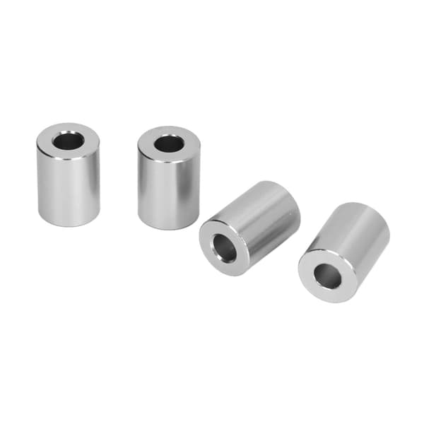 Hætteventilationsafstandsstykke i aluminiumslegering til 6 mm motor (sølv) (F738)