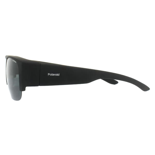 Polaroid Suncovers Fitover Solbriller PLD 9007/S DL5 Y2 Sort Grå Polariserede{wh}