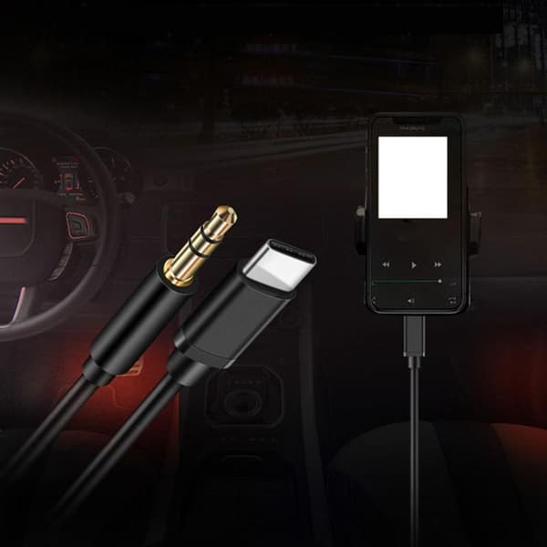 Usb Type C til 3,5 mm Aux Audio Kabel Headset Højttaler Hovedtelefon Jack Adapter Bil S21 S20 Note Plus Aux Ultra 20 Tab til Samsung S7{yh}