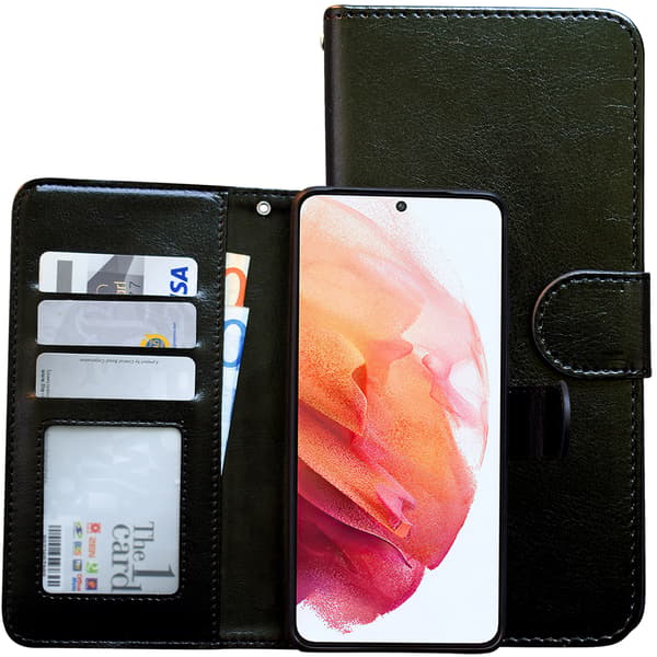 Samsung Galaxy S21 5G -kotelo - Lompakko magneettisella sulkimella{f2}