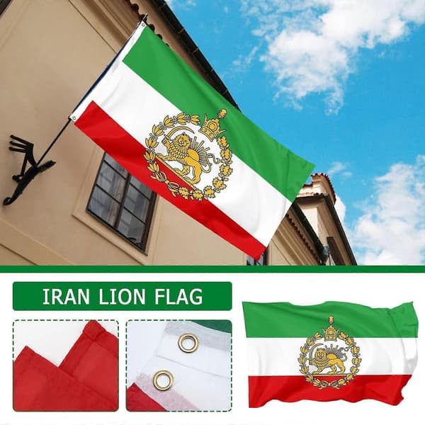 Iran Løveflag Iran Flag A