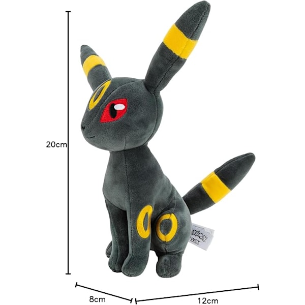 P0kem0n kosedyr Umbreon Nachtara 20 cm – P0kem0n plysjleke – ny 2022 – P0kem0n plysj – t lisensiert p0kem0n-leketøy{f238}