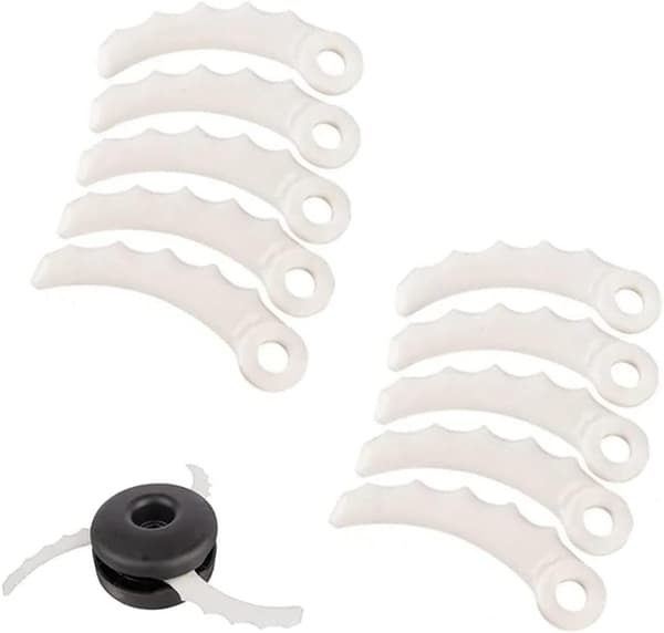 Gresstrimmer Ekstrablad Plast Erstatninger - Gressklipper Tilbehør - Plastblader - for 198426-9 - 198383-1- DUR368AZ -DUR369AZ -DUR368LZ (1...